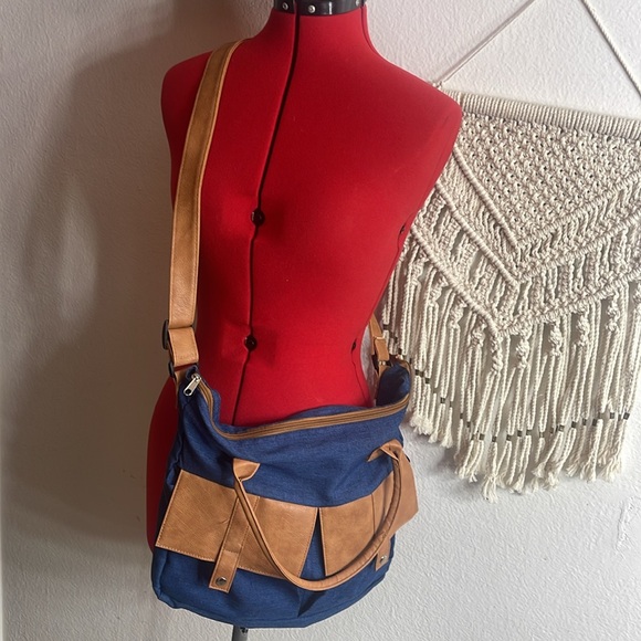 Blue Crossbody bag Messenger bag - Picture 2 of 11